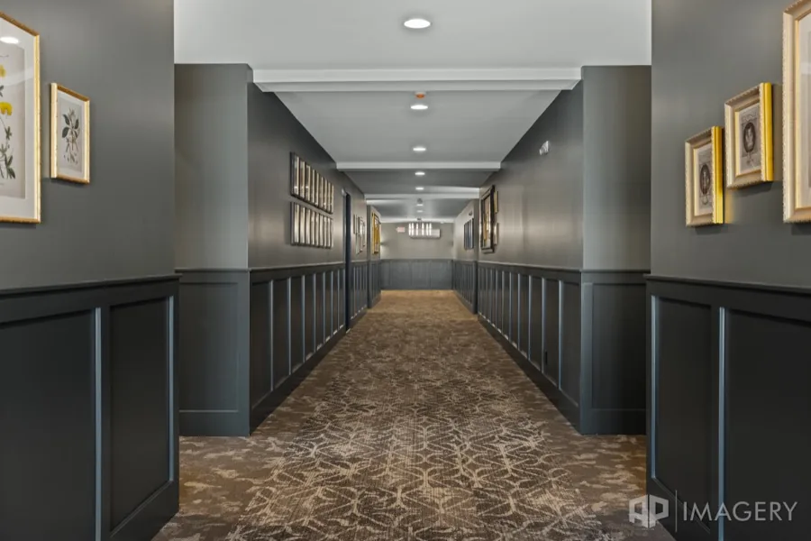 The corridor, end to end